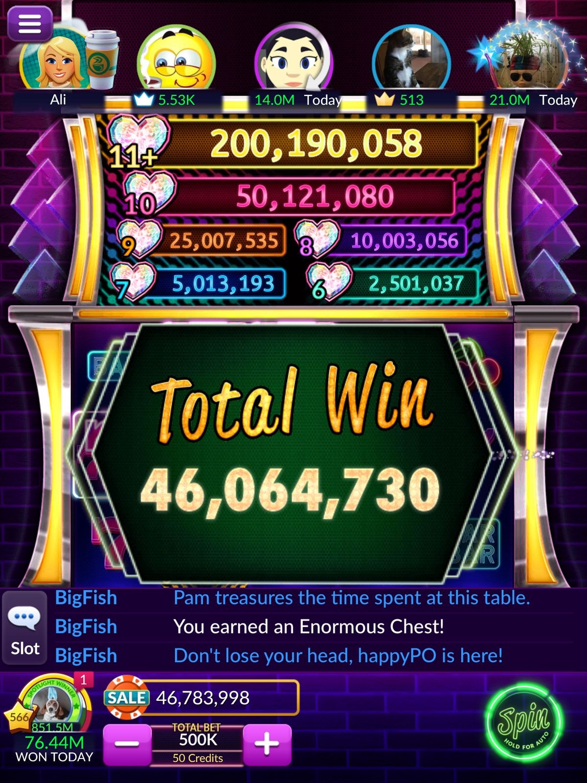 Pink 3 Diamonds Slots